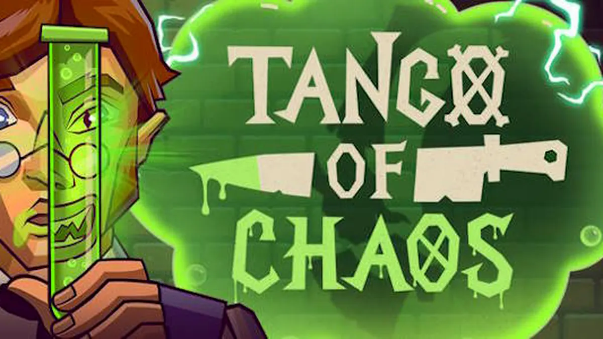 Tango of Chaos স্লট গেমের একটি রঙিন এবং বিশৃঙ্খল ল্যাবরেটরি থিমযুক্ত স্ক্রিনশট